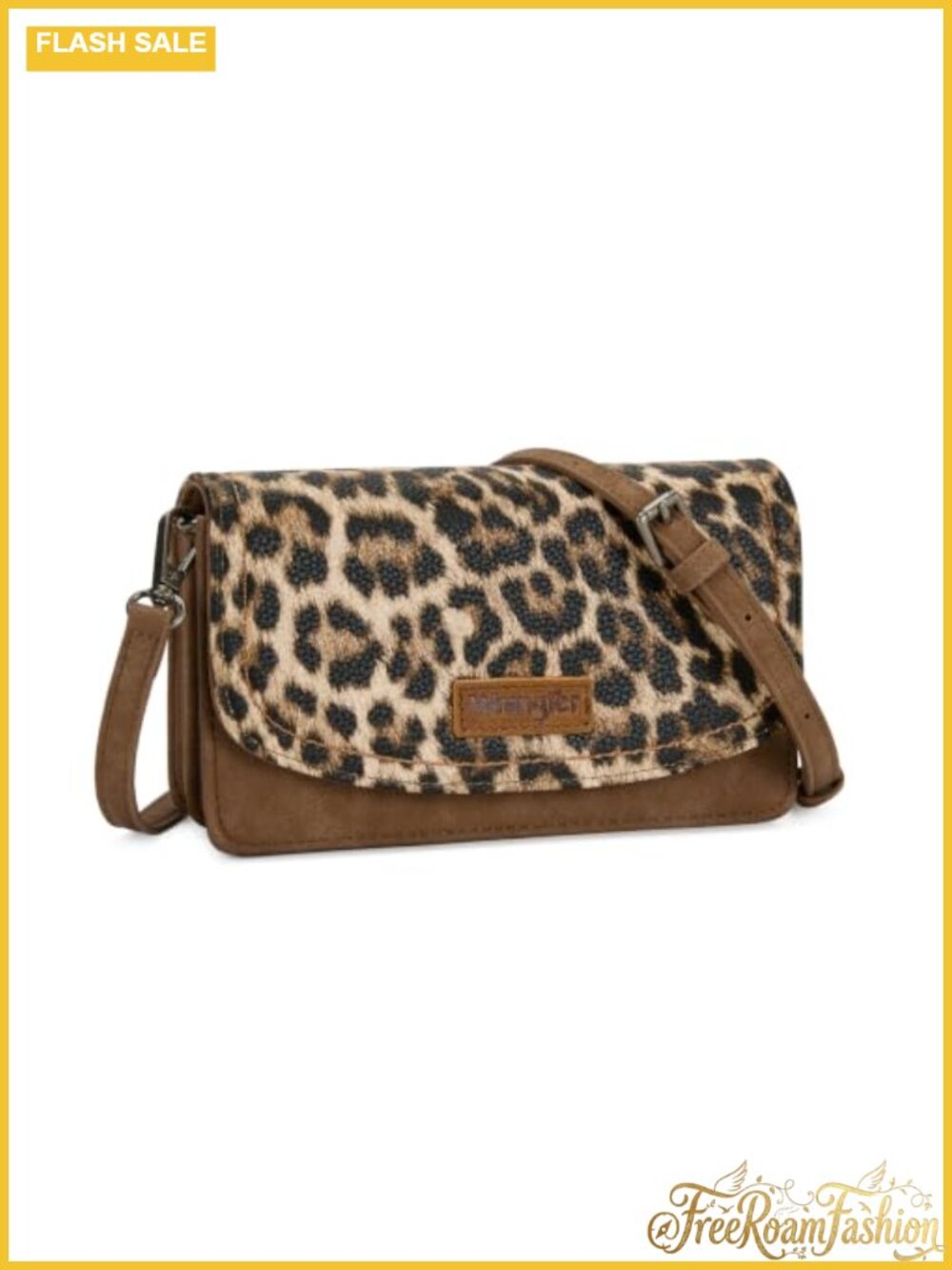 PU Leather Crossbody Wallet RFID Blocking Western Small Purse